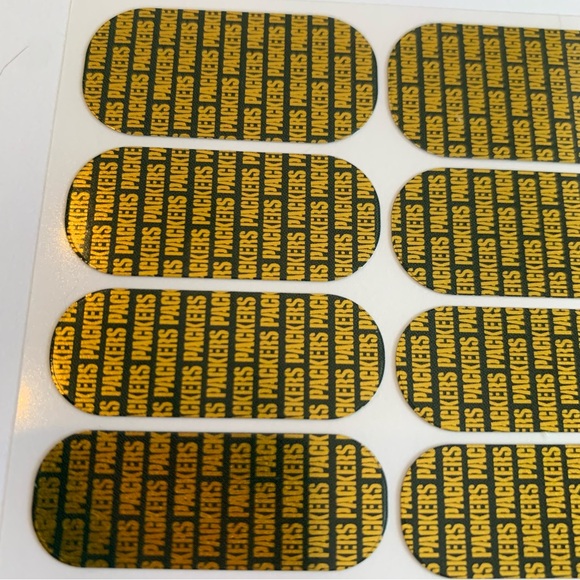 Green Bay Packers Jamberry Nail Art Wraps, NWT, NFL Football Team, NAS Nail Art - Picture 7 of 10